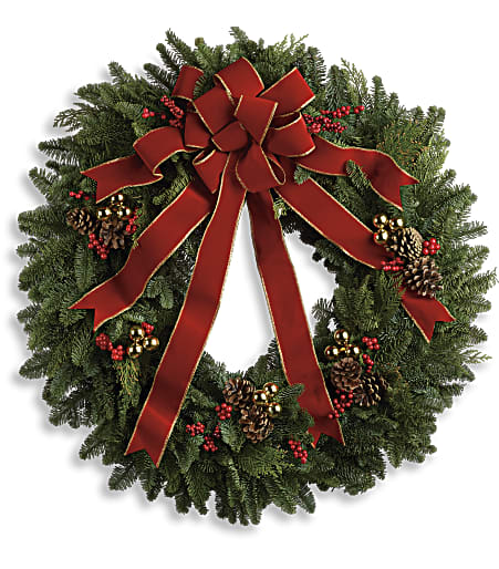 Custom-Designed Christmas Wreath